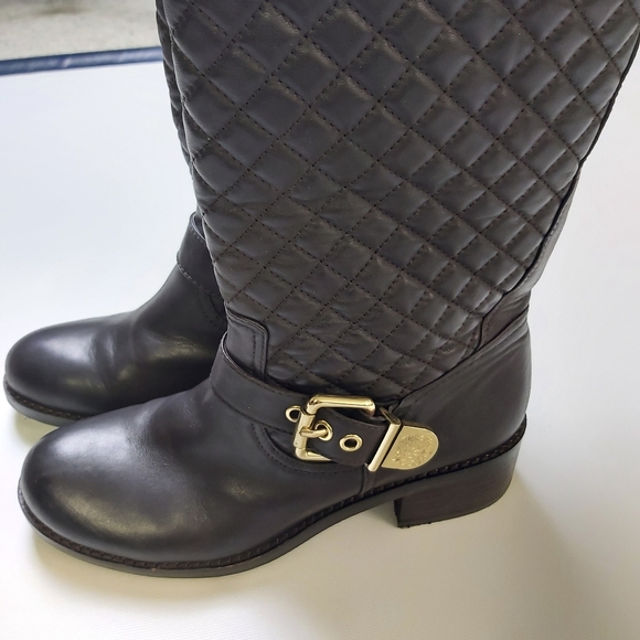 Vince Camuto Wenters Quilted Tall Riding Boots - Picture 8 of 16